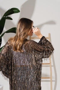 BAROON sequin robe