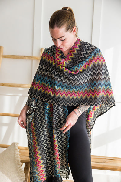 NISSONI shawl black