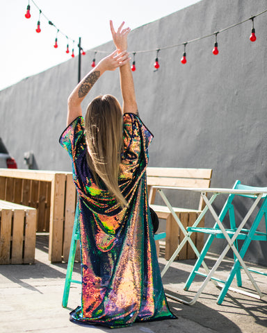 SEASHELLE sequin robe